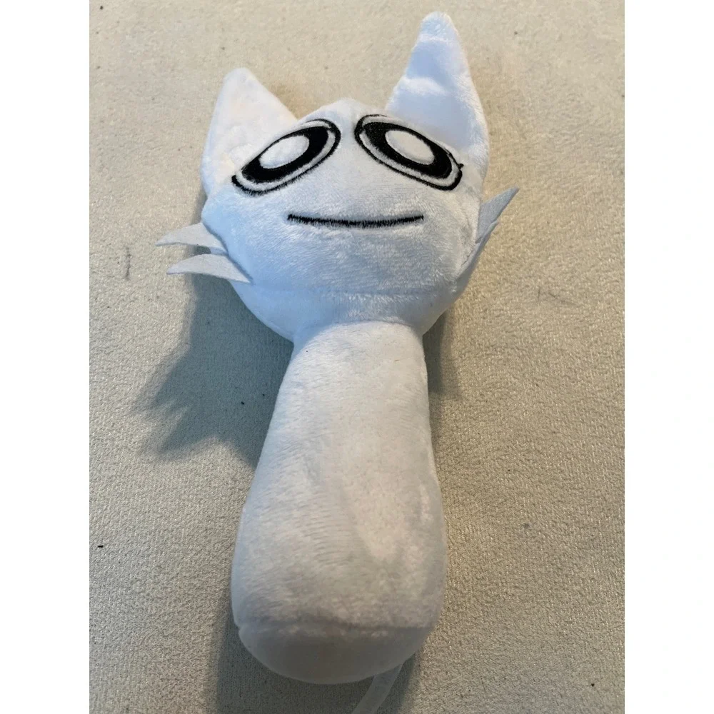 Sprunki Wenda Plush Toy White Music Game Character Stuffed Animal Collectible